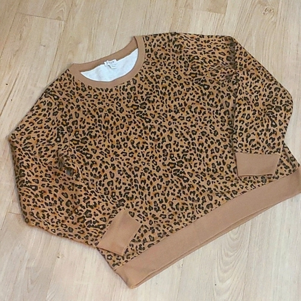 J. Crew Leopard Print Sweater